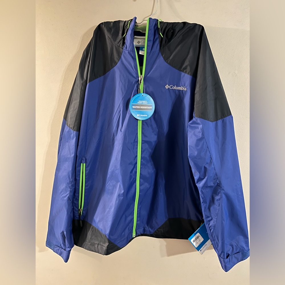 Men’s Columbia Water Resistant Jacket - Size XXL NWT